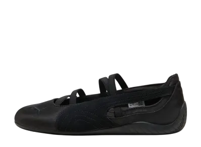 プーマ ウィメンズ スピードキャット サテン バレエ "プーマブラック/クールダークグレー"