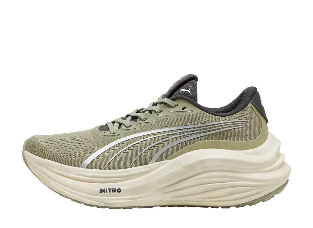 プーマ ウィメンズ マグマックス ニトロ テレイン "ラックスアーミー/ウォームホワイト/ダスキーグレー"