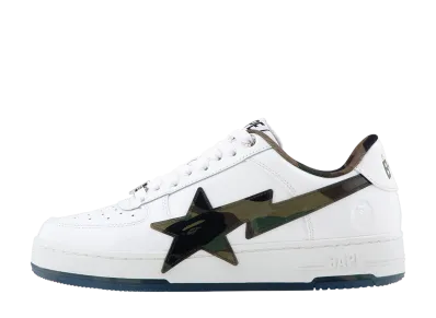 A BATHING APE Women's BAPE STA OS #2 "White"