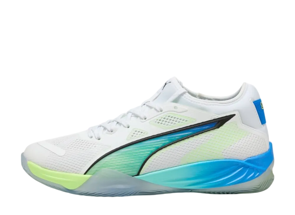 プーマ エリミネート ニトロ SQD 4 "プーマホワイト/プーマブラック/スピードグリーン"