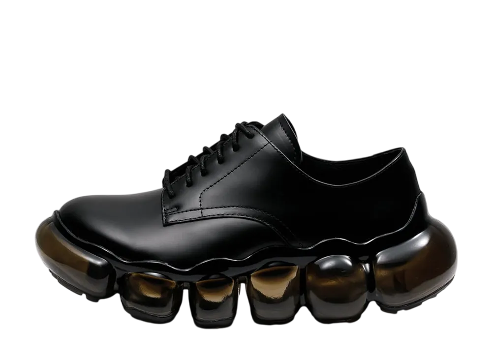 グラウンズ ジュエリー プレーントゥ "ブラック/ブラック"