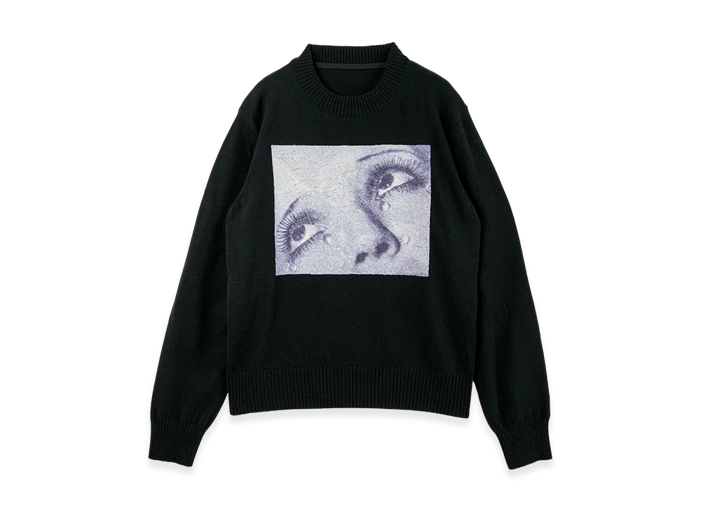 sacai Man Ray Knit Pullover "Black"
