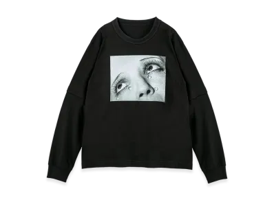 sacai Man Ray Print L/S T-Shirt "Black"