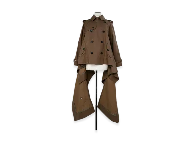 sacai Cotton Gabardine Jacket "Brown"