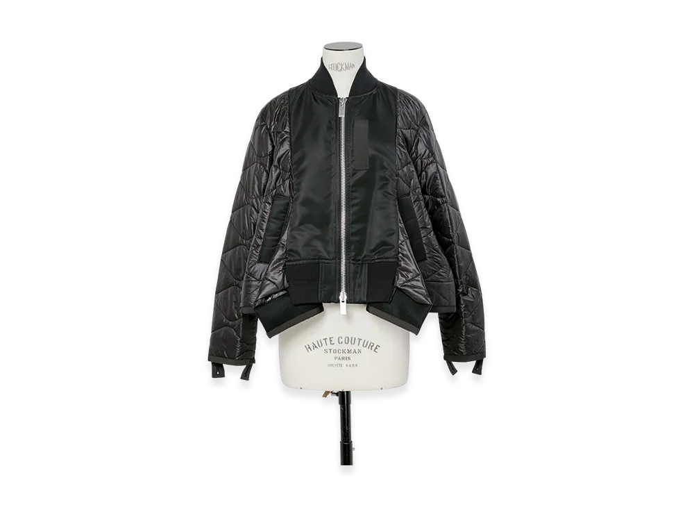 sacai Nylon Twill Blouson "Black"