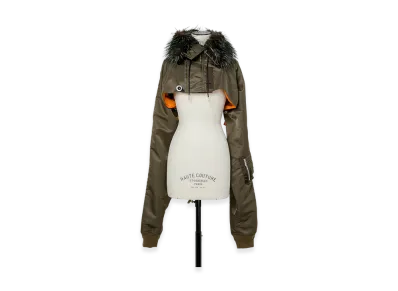 sacai Nylon Twill Blouson "Dark Khaki"