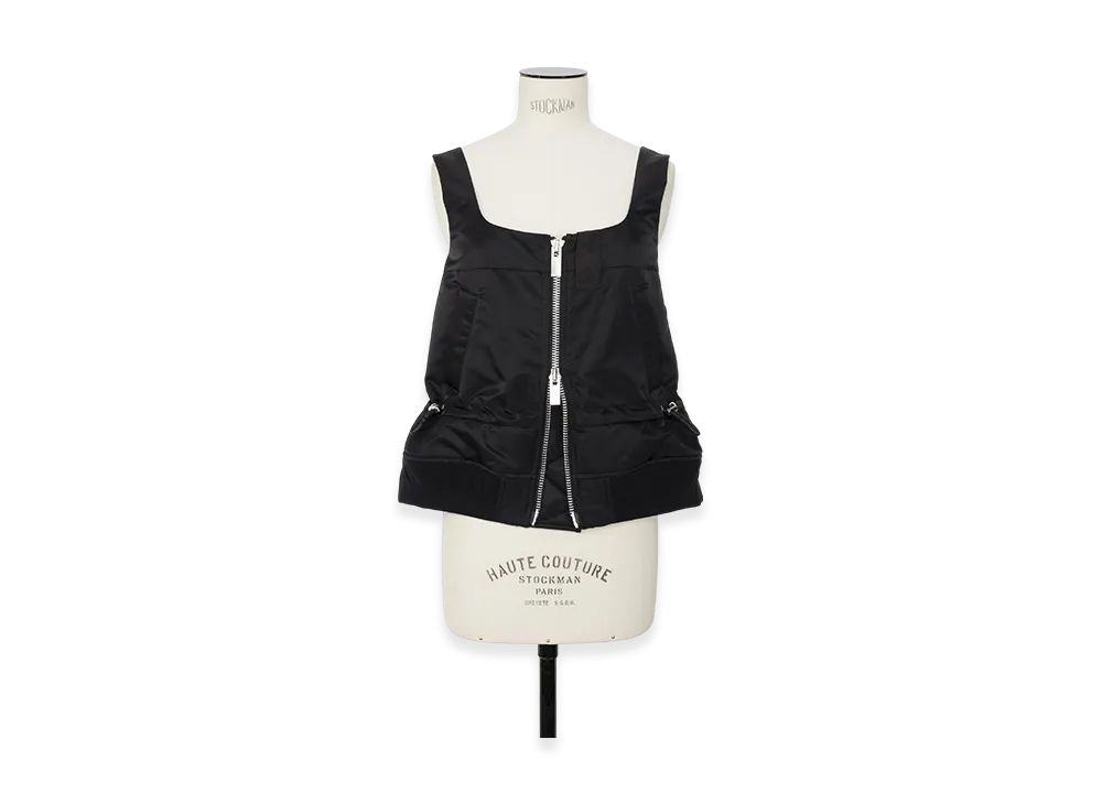 sacai Nylon Twill Tank Top "Black"