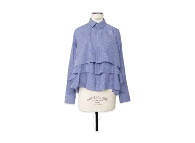 sacai Poplin Shirt "Stripe Mix"