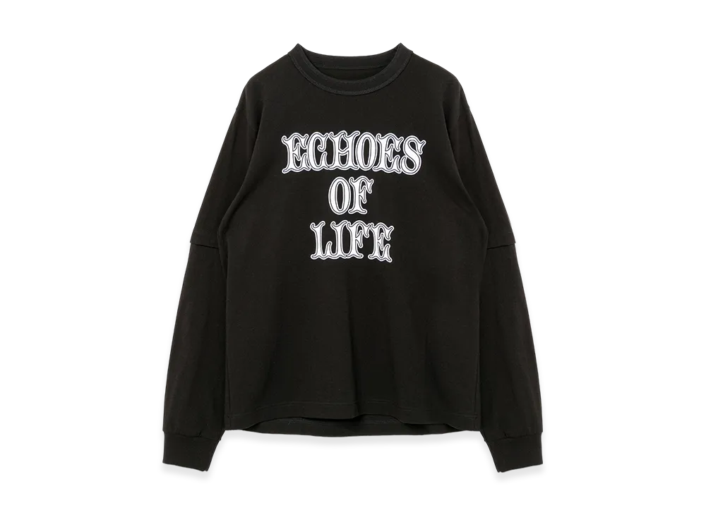 sacai ECHOES OF LIFE L/S T-Shirt 