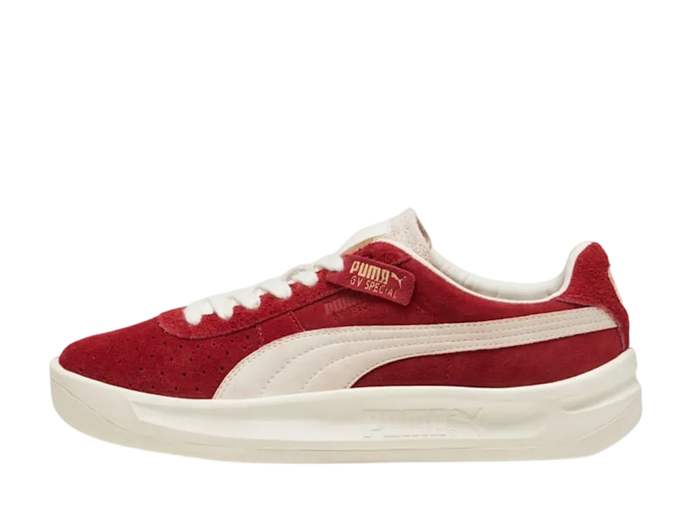 プーマ GVスペシャル スウェード "インテンスレッド/フロステッドアイボリー"