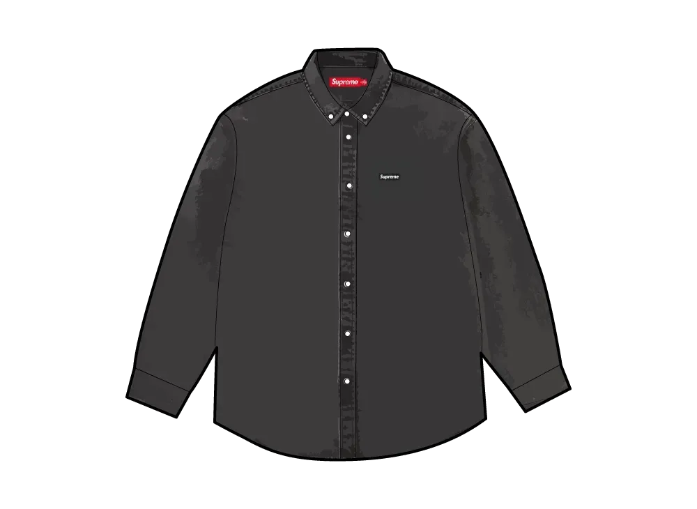 Supreme Small Box Denim Shirt (25FW) "Black"