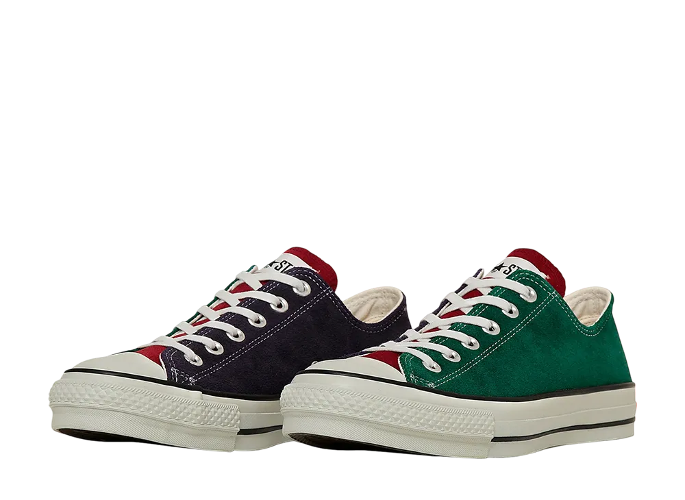 Converse Suede All Star J OX "Green/Red/Purple"