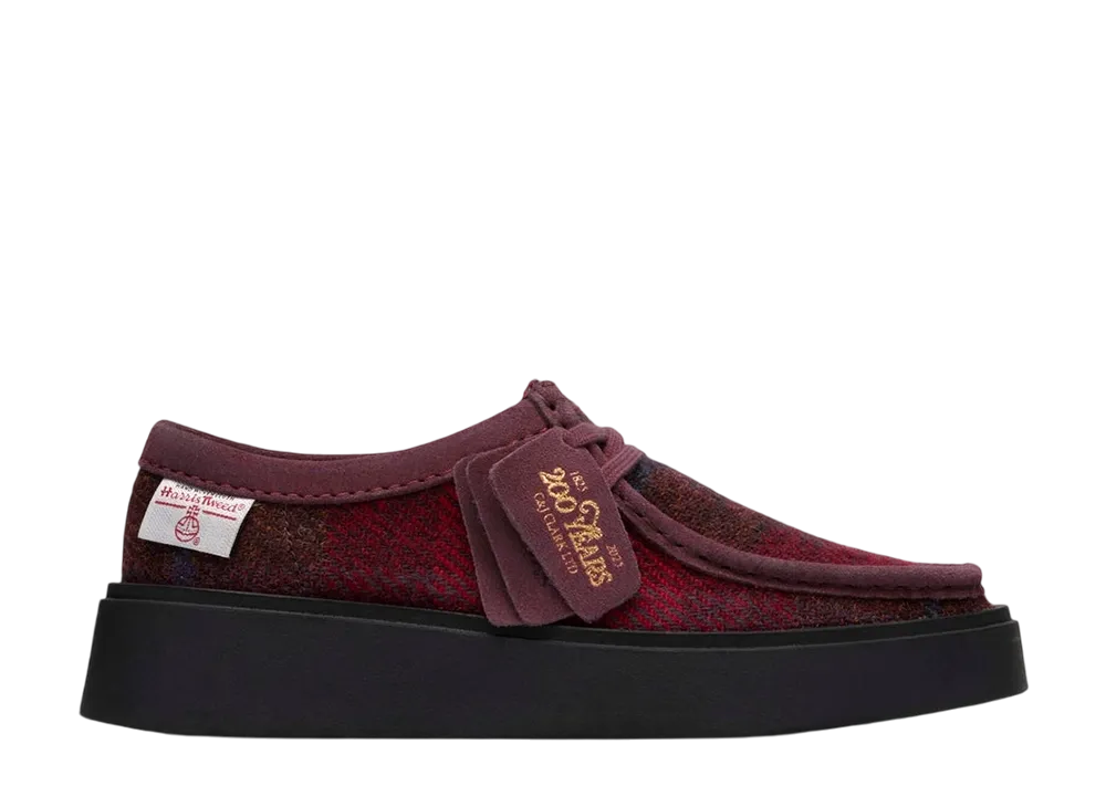 Harris Tweed × Clarks Women's Torview "Plum Interest"