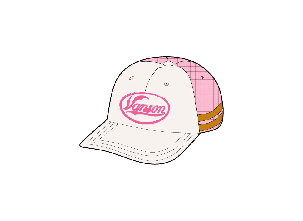 Supreme x Vanson Leathers Mesh Back 6-Panel "White"