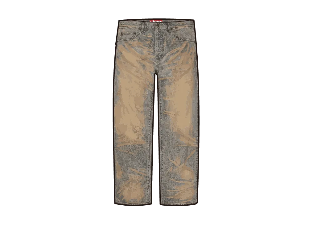 パンツ Supreme Regular Jean Dirty Indigo 25FW Supreme Regular Jean (FW25) Dirty Indigo Men's - FW25 - US