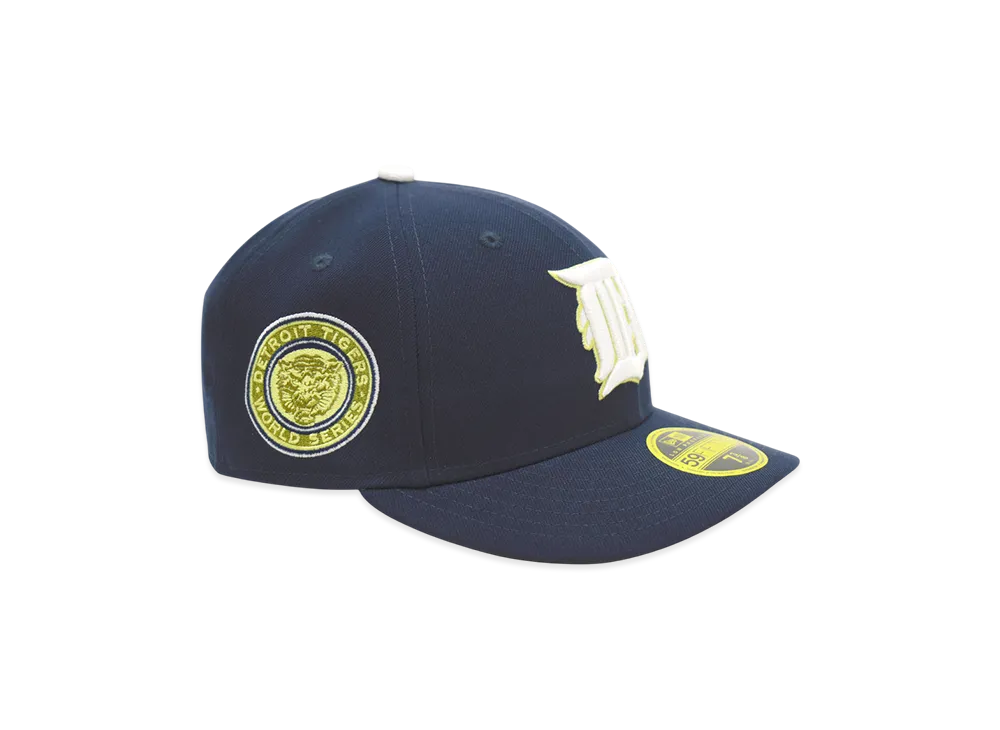 NEW ERA x THE CAP 'Elegant Oasis' LP59Fifty Detroit Tigers "Navy"