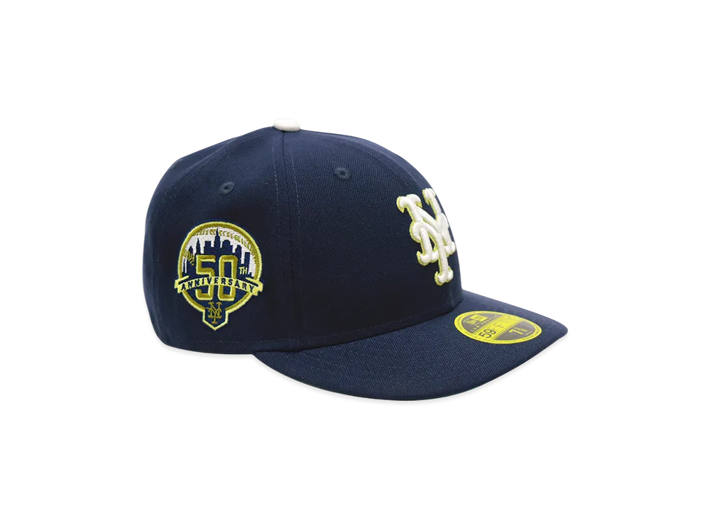 NEW ERA x THE CAP 'Elegant Oasis' LP59Fifty New York Mets "Navy"