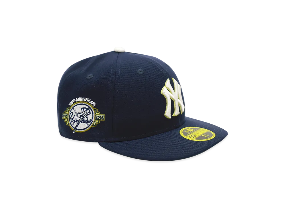 NEW ERA x THE CAP 'Elegant Oasis' LP59Fifty New York Yankees "Navy"