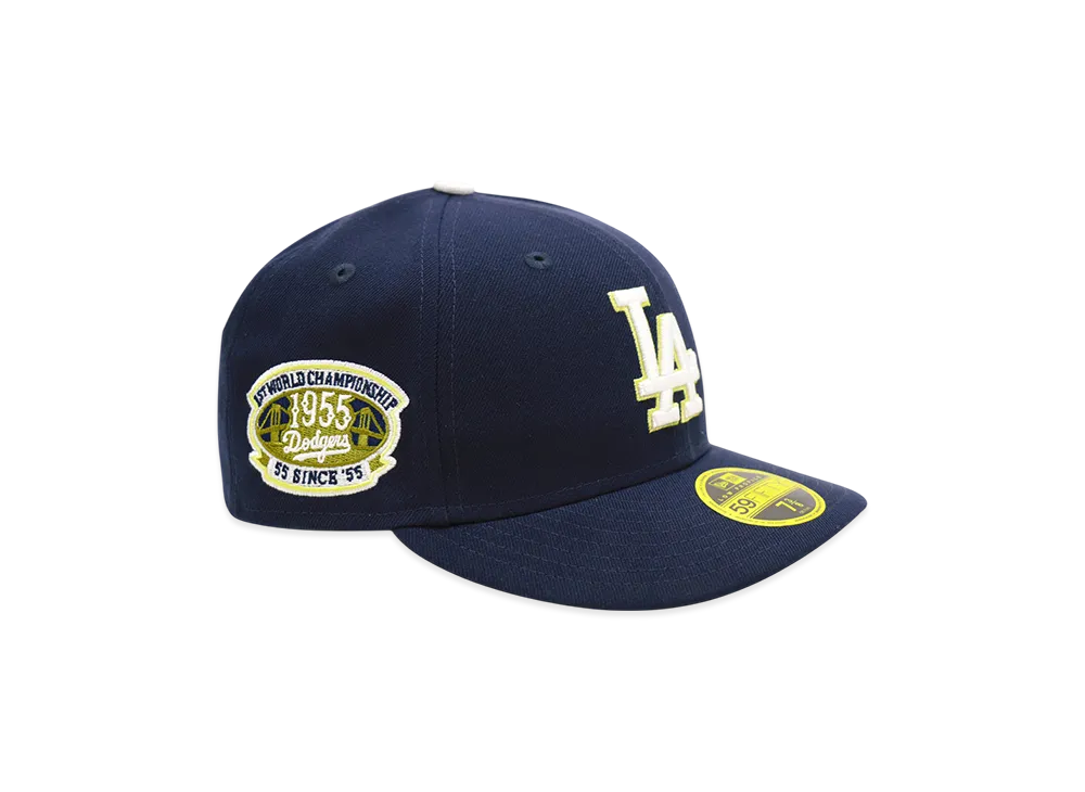 NEW ERA x THE CAP 'Elegant Oasis' LP59Fifty Los Angeles Dodgers "Navy"
