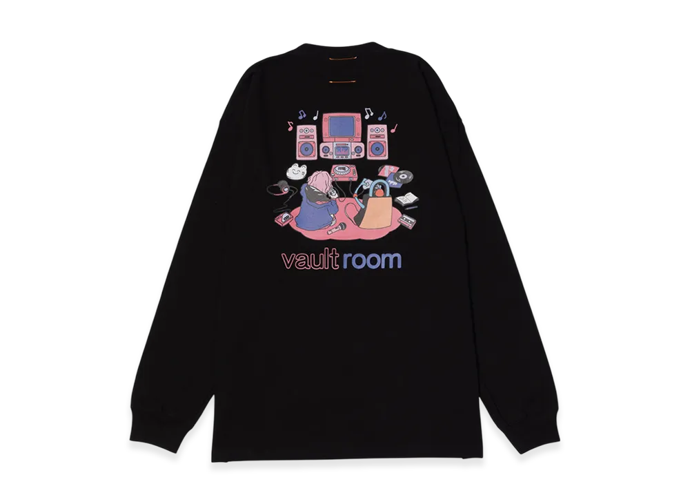 トップス L nqrse TEE / BLACK vaultroom nqrse TEE / BLACK – VAULTROOM