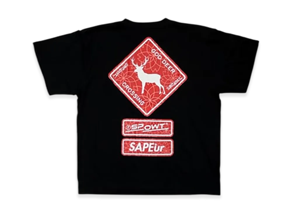 SAPEur x Spowt S/S Tee "Black"