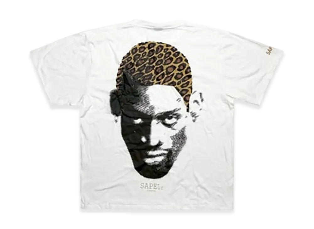 SAPEur Archive Series Leopard Head S/S Tee "White"