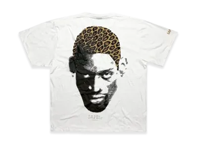 SAPEur Archive Series Leopard Head S/S Tee "White"