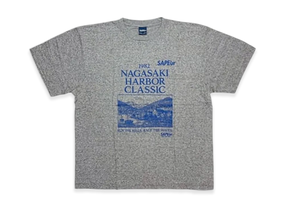 SAPEur Cargo Run Finisher Tee Nagasaki S/S Tee "Gray"