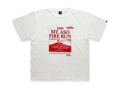SAPEur Cargo Run Finisher Tee Kumamoto S/S Tee "White"