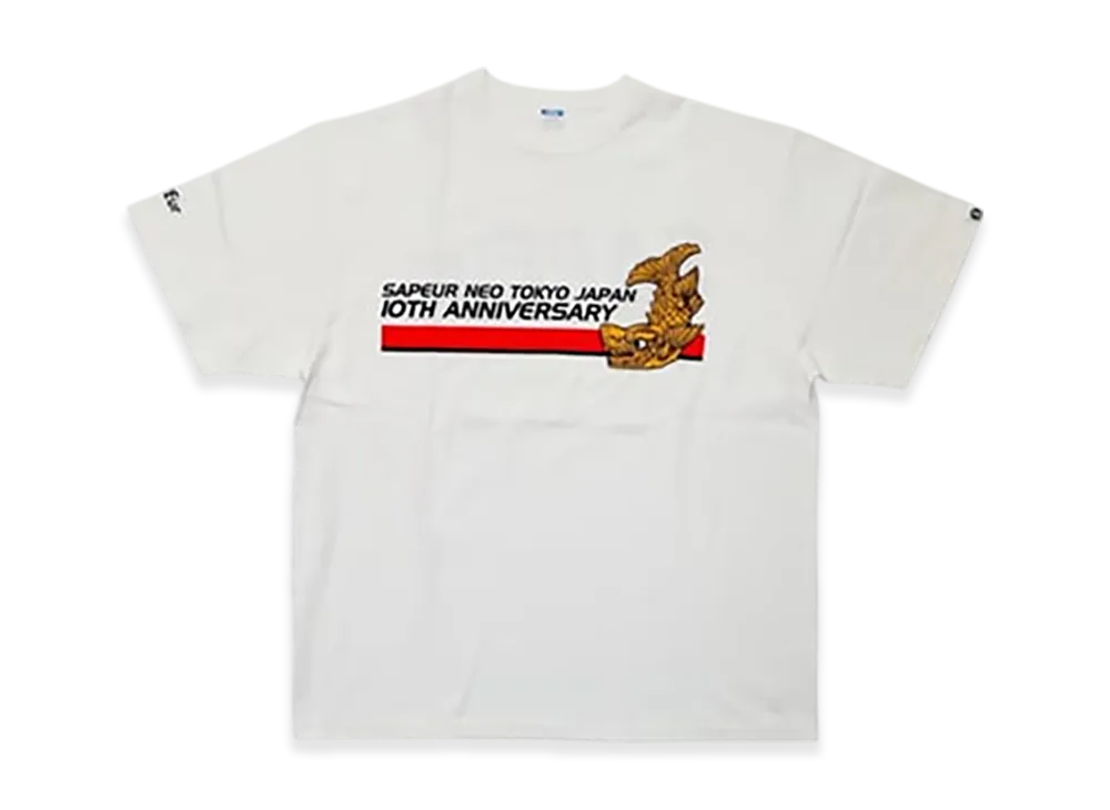 SAPEur 10TH Anniversary Tee S/S Tee "White"