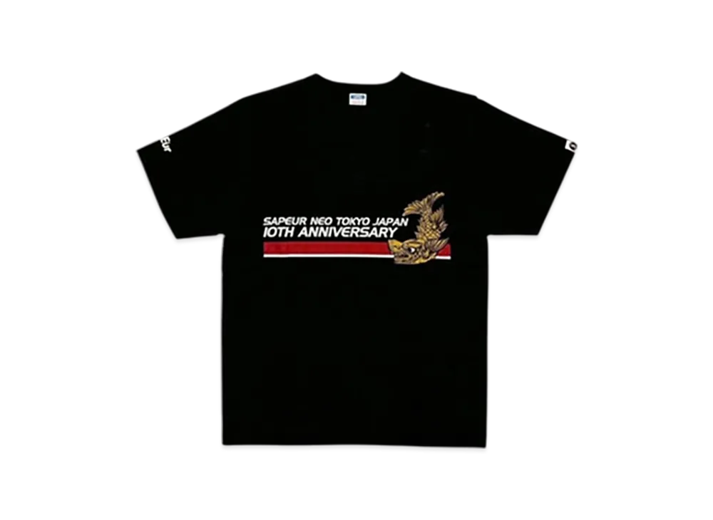 SAPEur Youth 10TH Anniversary Tee S/S Tee "Black"