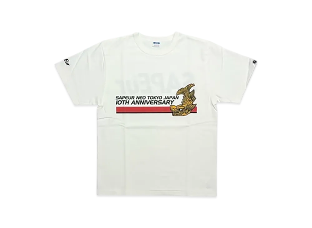 SAPEur Youth 10TH Anniversary Tee S/S Tee "White"