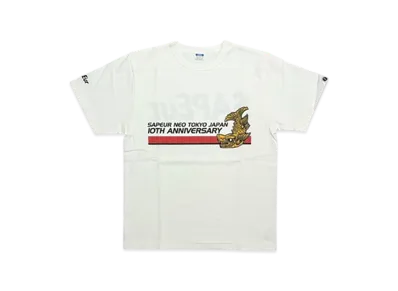 SAPEur Youth 10TH Anniversary Tee S/S Tee "White"