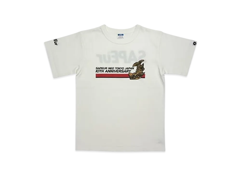 SAPEur Kid's 10TH Anniversary Tee S/S Tee "White"