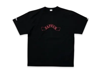 SAPEur Arch Logo S/S Tee "Black"