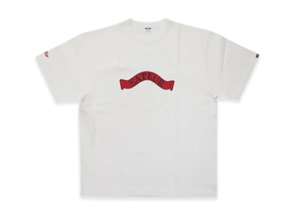 SAPEur Arch Logo S/S Tee "White"