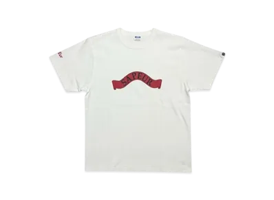 SAPEur Youth Arch Logo S/S Tee "White"