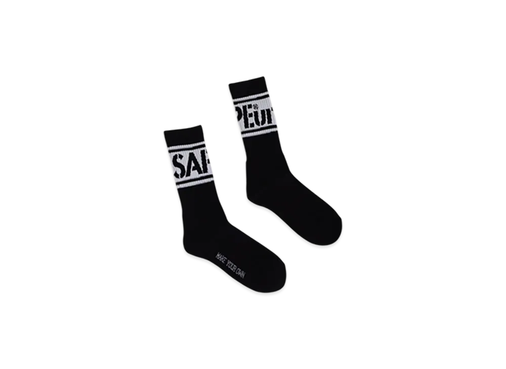 SAPEur Band Logo Sox "Black"