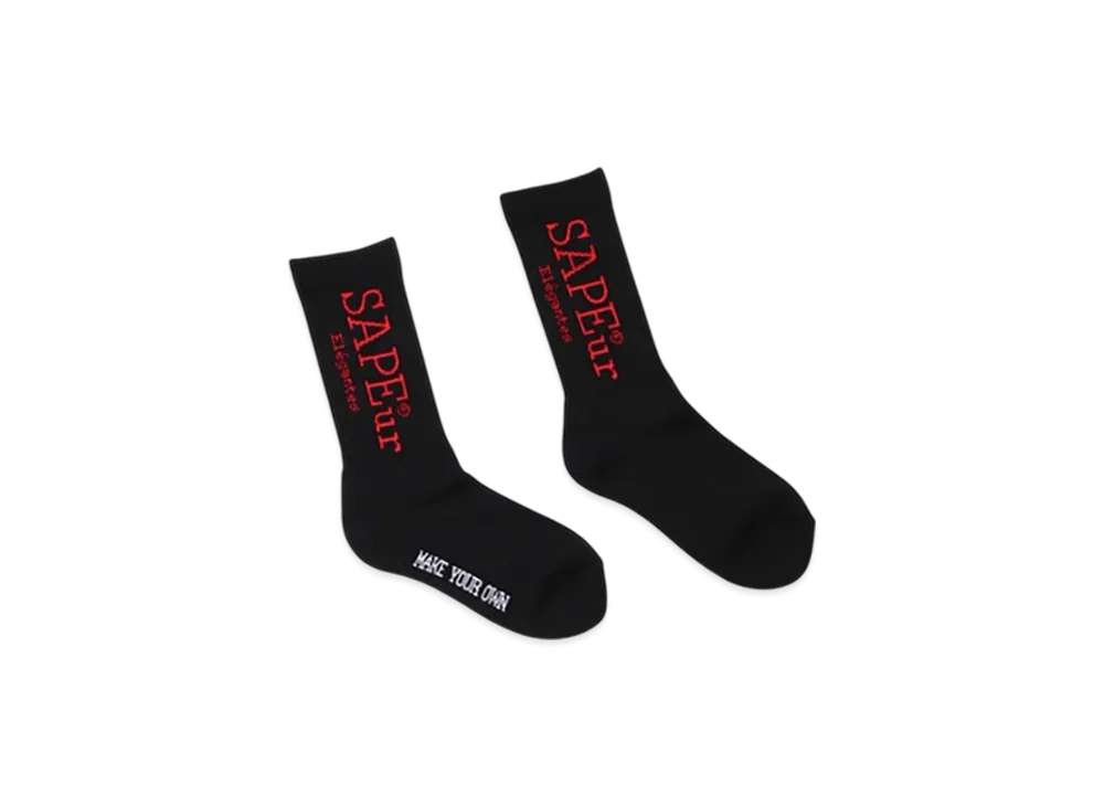 SAPEur Youth Start Logo Socks "Black"