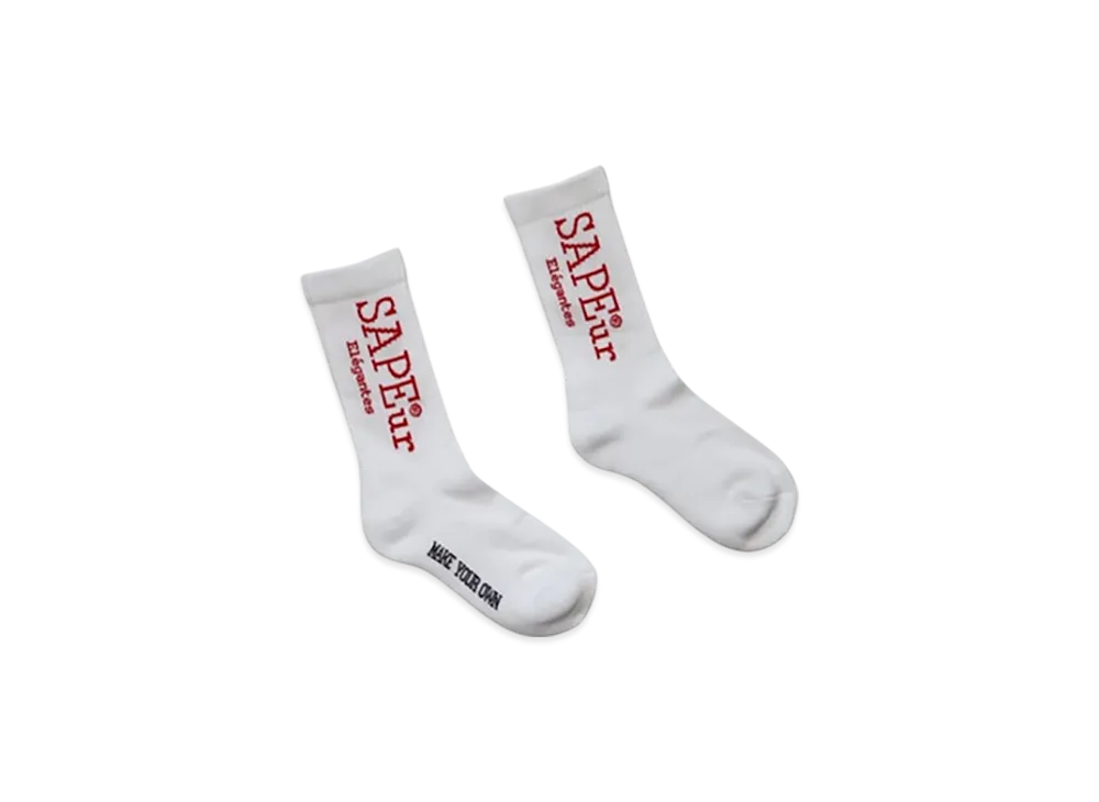 SAPEur Youth Start Logo Socks "White"
