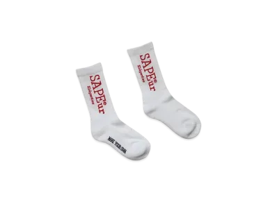 SAPEur Youth Start Logo Socks "White"