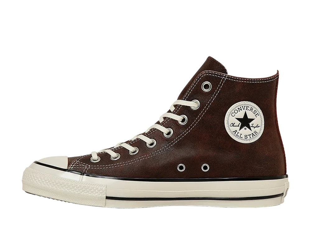 Converse All Star Aged Waxedleather Hi "Antique Brown"