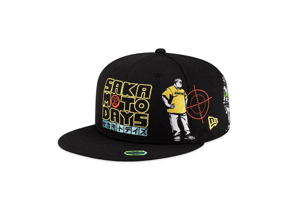 NEW ERA x SAKAMOTO DAYS 59Fifty All Over "Black"