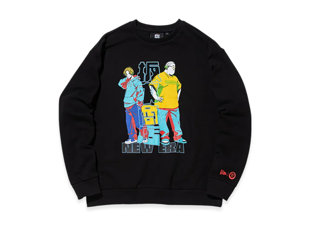 NEW ERA x SAKAMOTO DAYS Fleece Sweat Crew Neck "Black"
