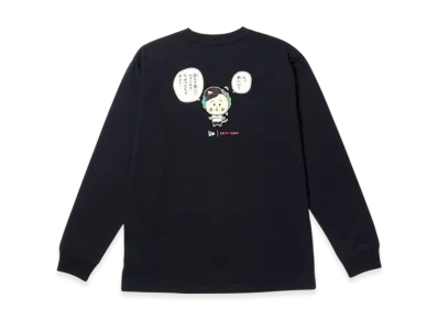 NEW ERA x COJI-COJI Long Sleeve Cotton T-Shirt Regular Fit "Black"