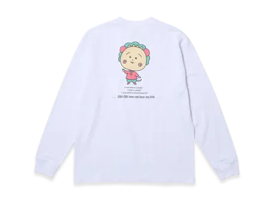NEW ERA x COJI-COJI Long Sleeve Cotton T-Shirt Regular Fit "White"