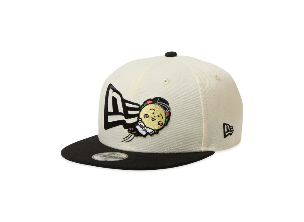 NEW ERA x COJI-COJI Kids' Youth 9Fifty Flag Logo "Chrome White/Black"