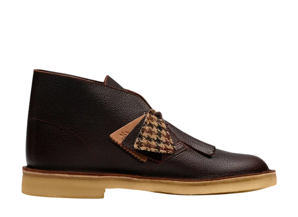 Harris Tweed × Clarks Desert Boot "Brown Scotch Grain"