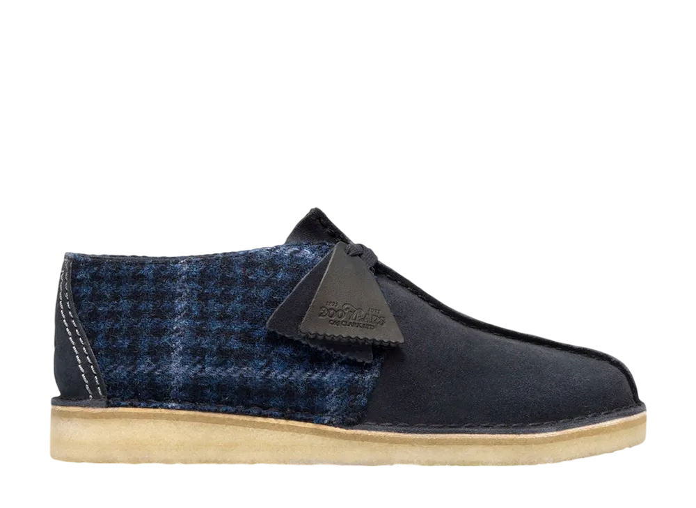 Harris Tweed × Clarks Desert Trek "Navy Tweed Combi"