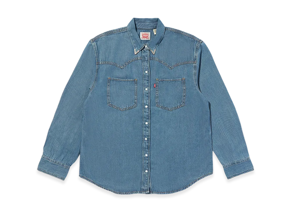 LEVI'S Teodora Western Shirt "Medium Indigo"